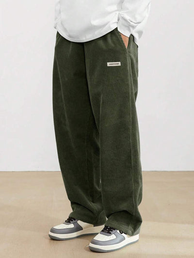Albert – Lässige Weite Hose mit Drapierung für Herbst und Winter