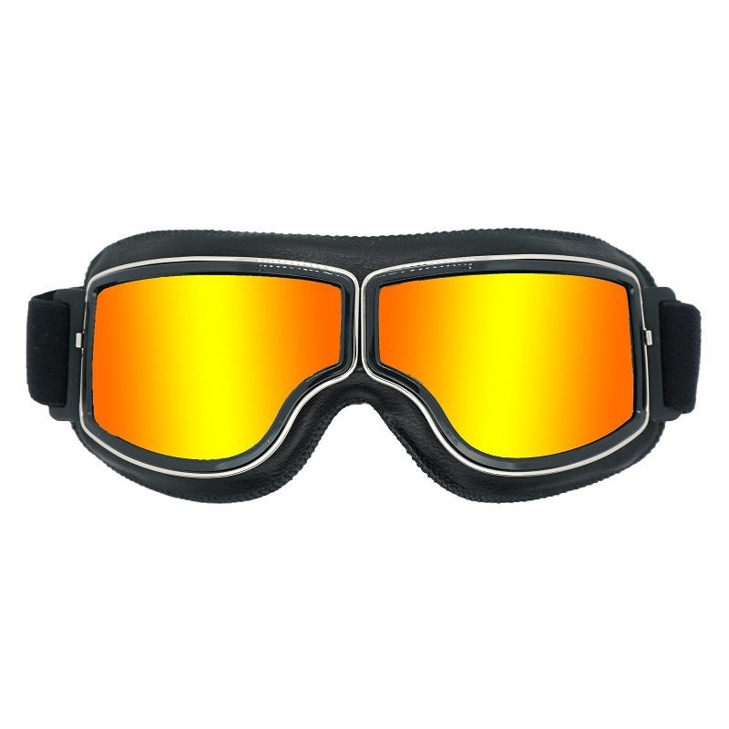 Aidan – Retro Trendy Motorradhelm-Goggles
