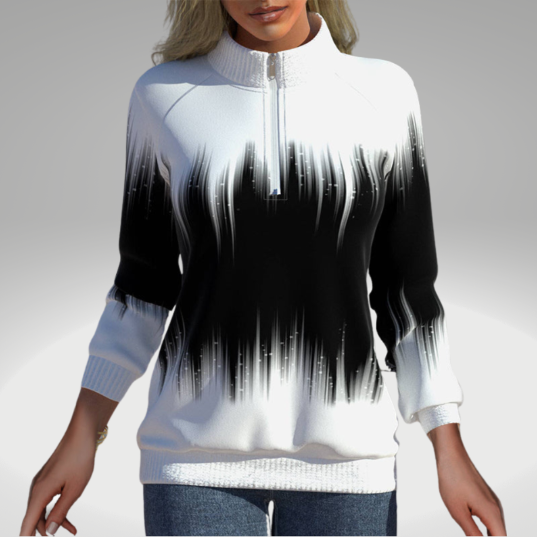 Zip-Up Pullover für Damen