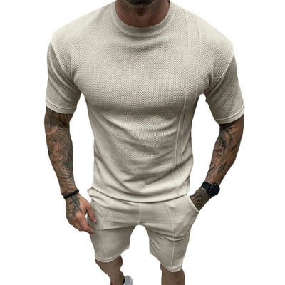 Aaron – Kurzärmeliges Sportanzug-Set für Herren