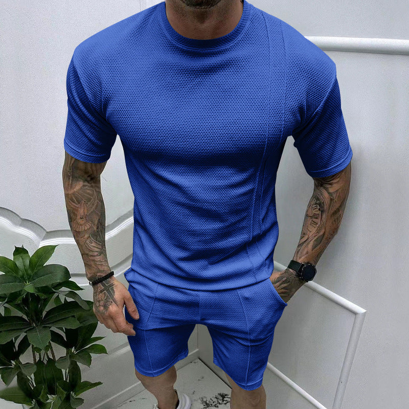 Aaron – Kurzärmeliges Sportanzug-Set für Herren