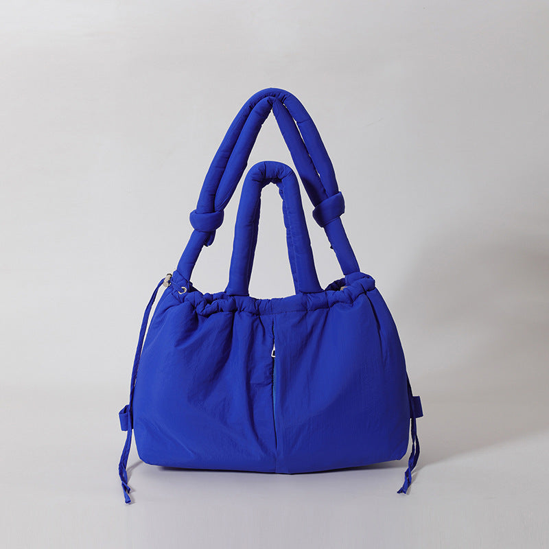 Leah – Leichte Schultertasche mit großem Fassungsvermögen aus Baumwolle