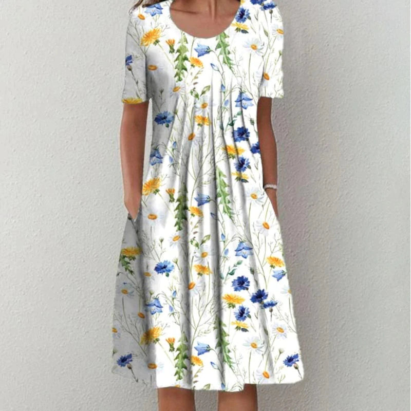 Adèle™ | Elegantes Bauchbedeckendes Kleid für einen femininen und bequemen Stil