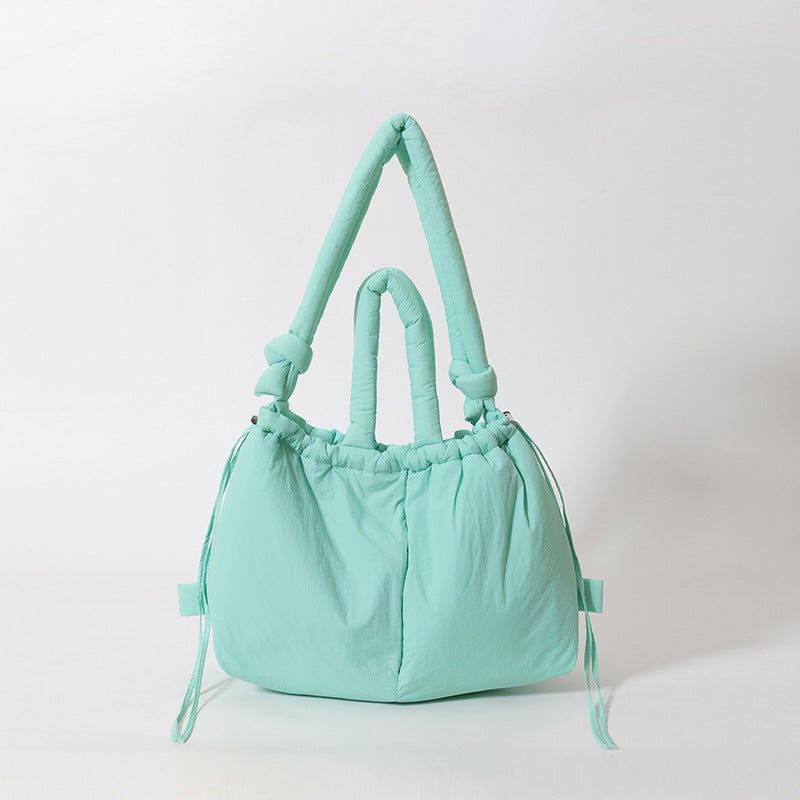 Leah – Leichte Schultertasche mit großem Fassungsvermögen aus Baumwolle