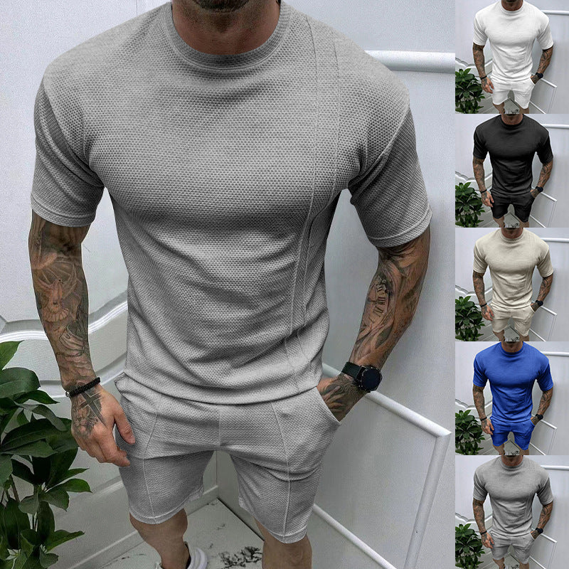 Aaron – Kurzärmeliges Sportanzug-Set für Herren