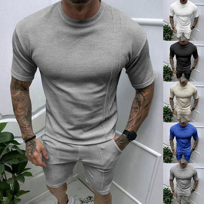 Aaron – Kurzärmeliges Sportanzug-Set für Herren