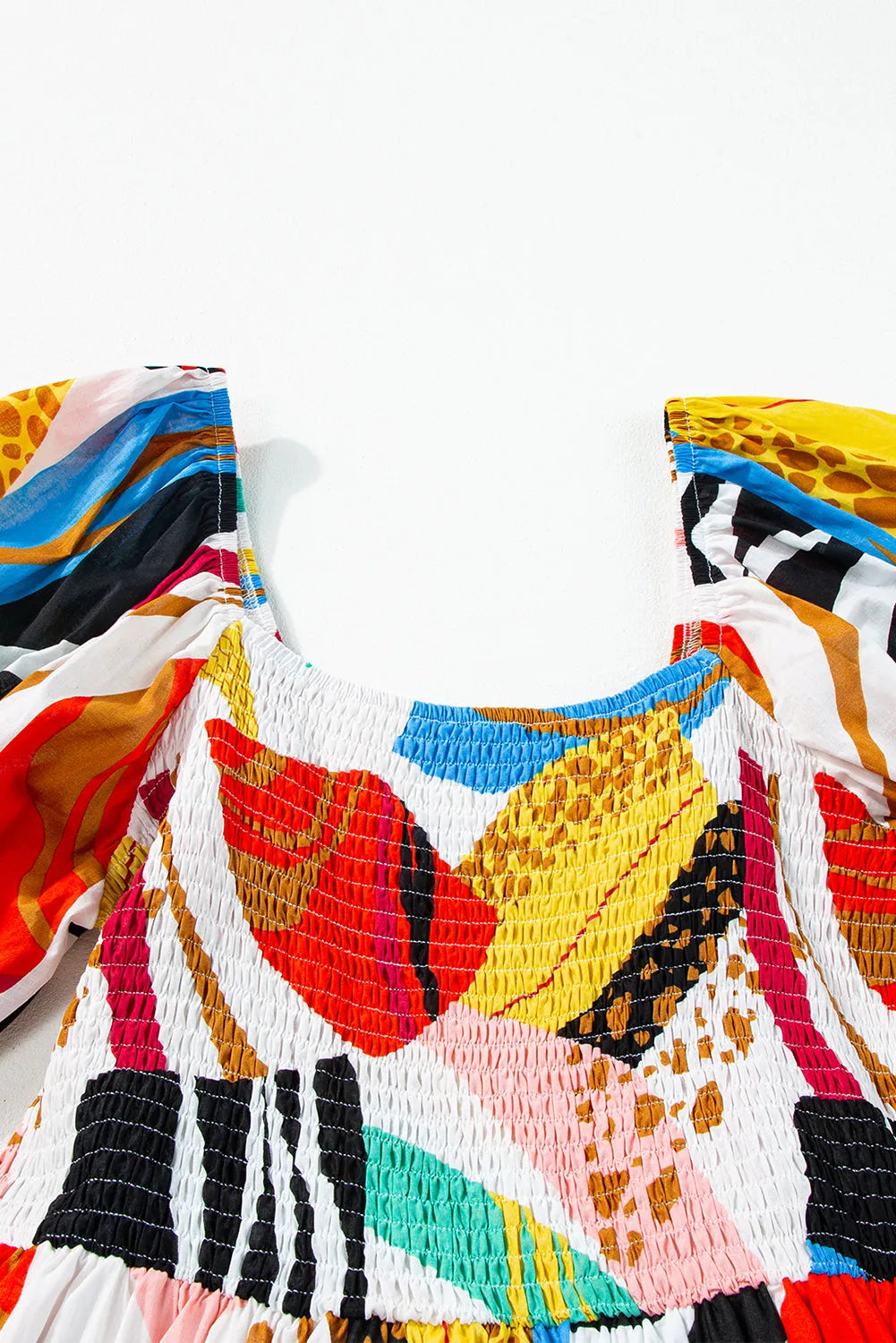 Zoraya | Boho Maxikleid mit Print