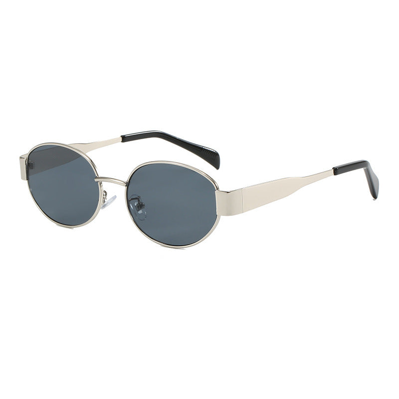 Zoe – Personalisierte Retro-Ovalrahmen-Sonnenbrille