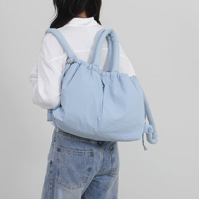 Leah – Leichte Schultertasche mit großem Fassungsvermögen aus Baumwolle