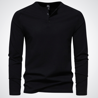 Gabriel - exklusives herren-t-shirt mit knopfverschluss