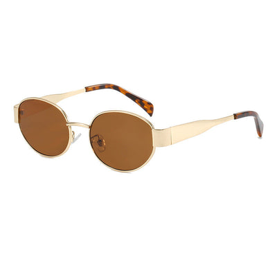 Zoe – Personalisierte Retro-Ovalrahmen-Sonnenbrille