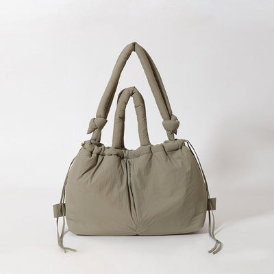 Leah – Leichte Schultertasche mit großem Fassungsvermögen aus Baumwolle