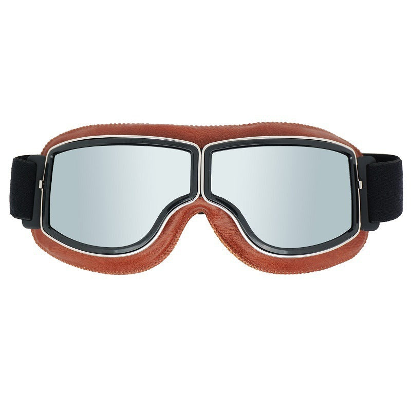Aidan – Retro Trendy Motorradhelm-Goggles