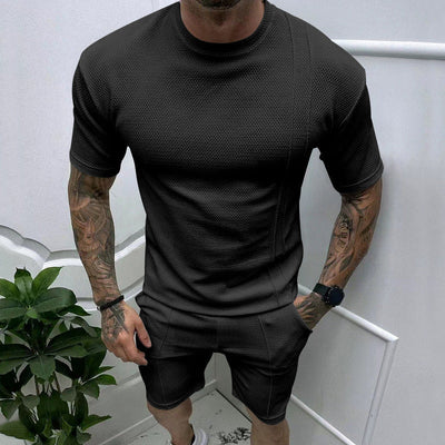 Aaron – Kurzärmeliges Sportanzug-Set für Herren