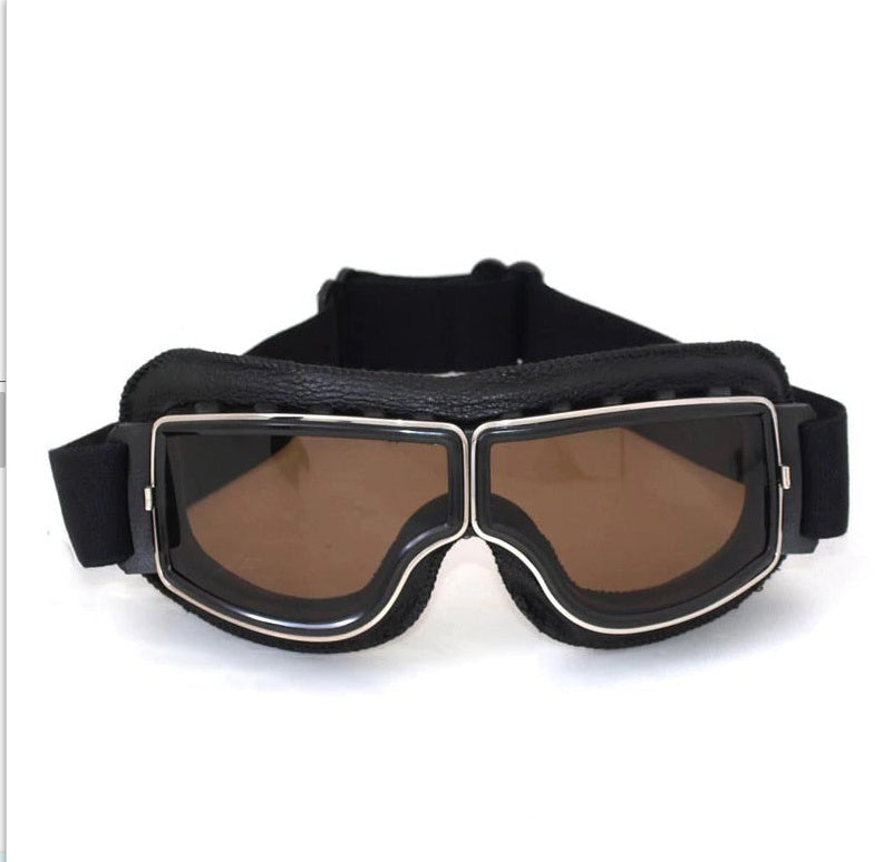 Aidan – Retro Trendy Motorradhelm-Goggles