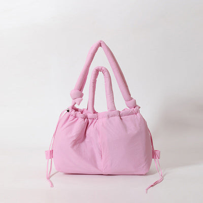 Leah – Leichte Schultertasche mit großem Fassungsvermögen aus Baumwolle