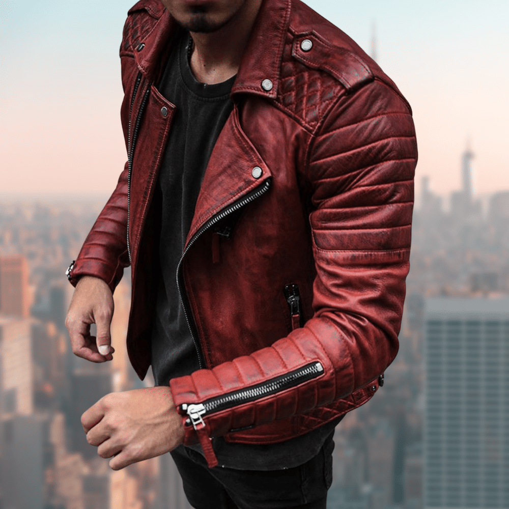 ALEXANDER - Stylische und strapazierfähige Lederjacke