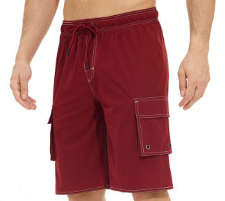 Adam – Klassische Herren-Shorts in Einfarbig für den Strand