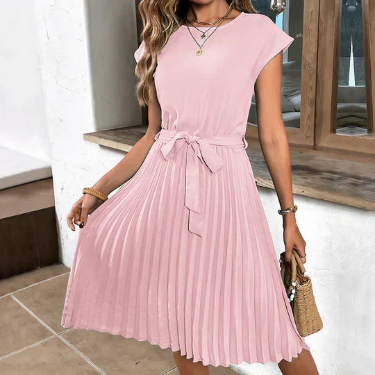 Eva - marinefaltenkleid in a-linie