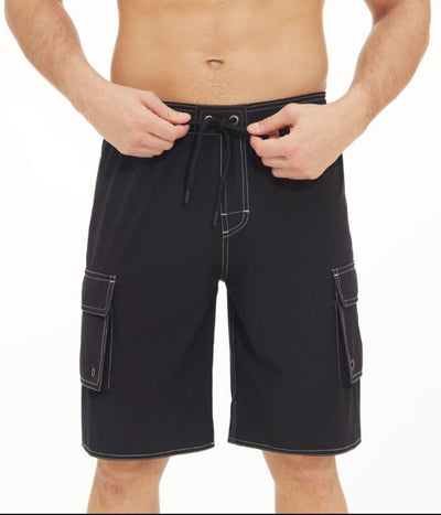 Adam – Klassische Herren-Shorts in Einfarbig für den Strand