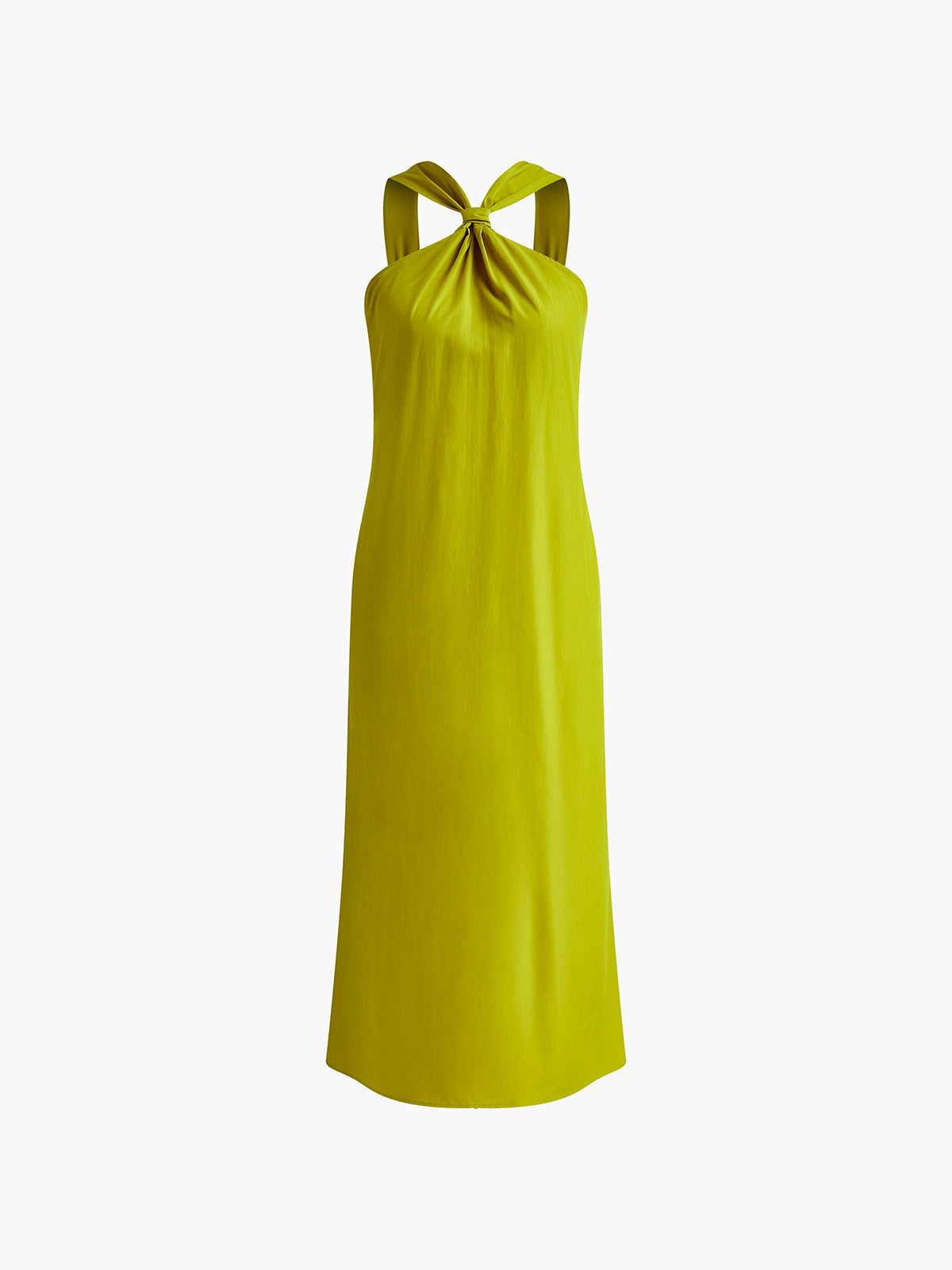 Hanna - Langes Kleid mit geteiltem Kreuzhalter