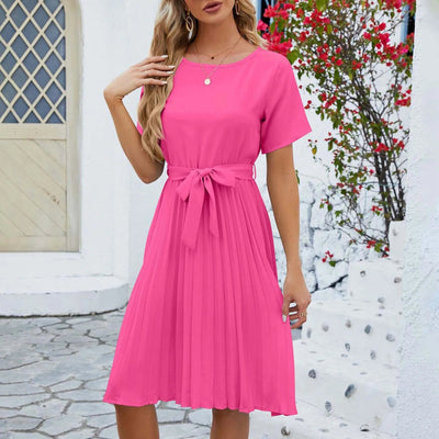 Emma - mintgrünes plisseekleid