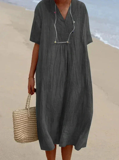 Luftiges sommerkleid im boho-stil - leichtigkeit & komfort
