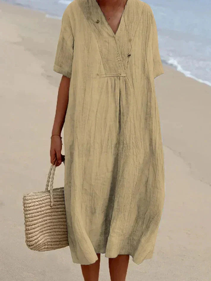 Luftiges sommerkleid im boho-stil - leichtigkeit & komfort