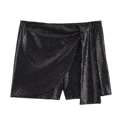 Zorena | Elegante Wickel-Skort mit Reißverschluss