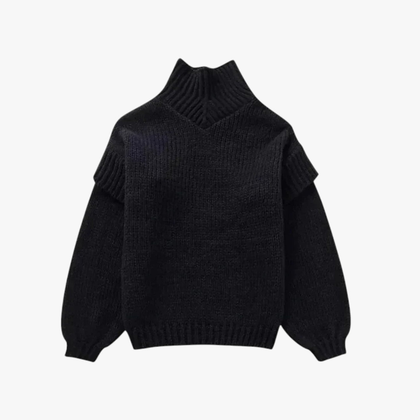 Zulima - übergroßen Rollkragenpullover für Damen