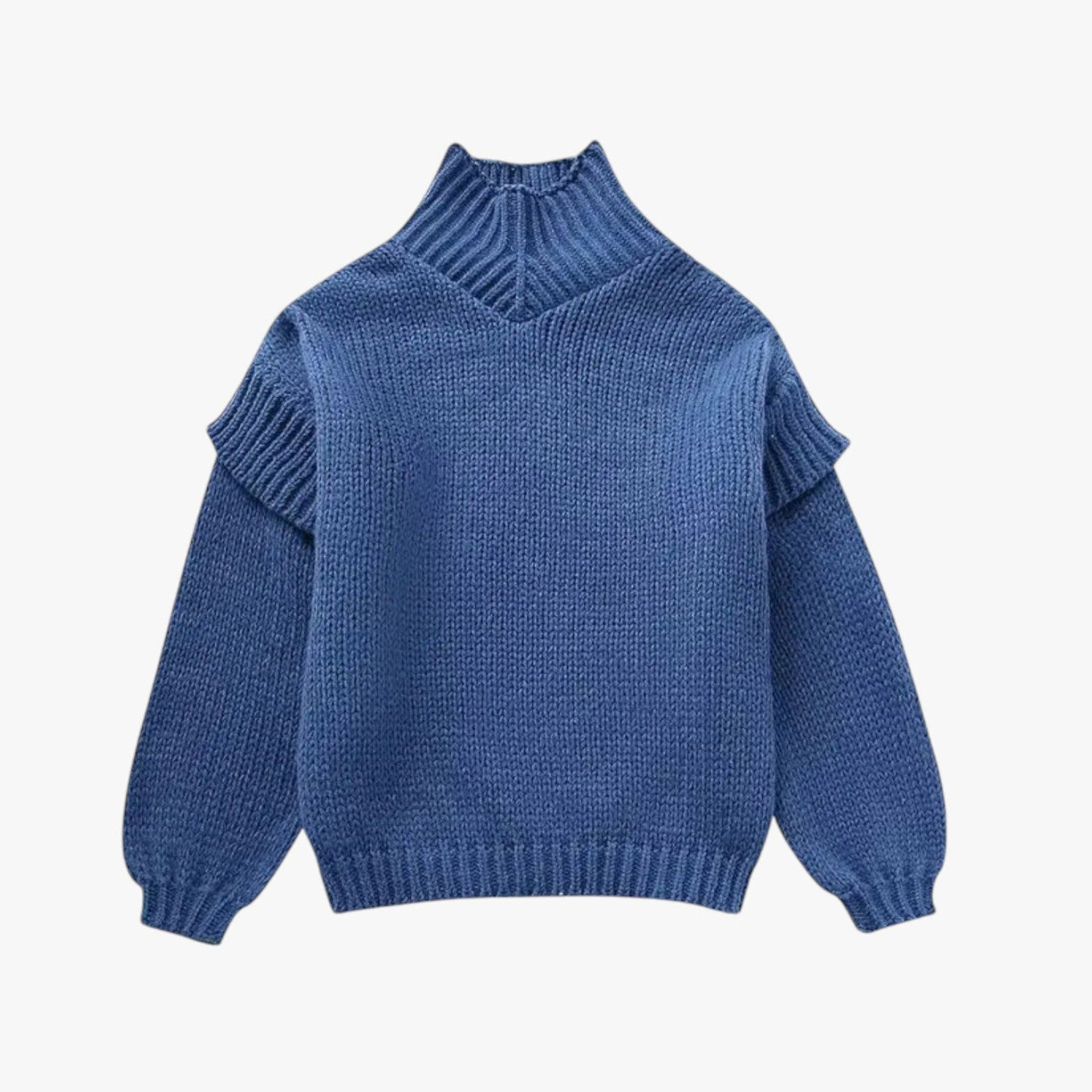 Zulima - übergroßen Rollkragenpullover für Damen
