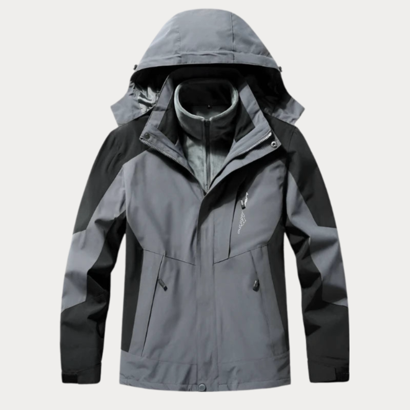 Zweifarbige Jacke für Herren