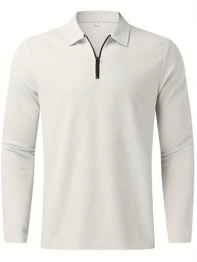 Airao - Waffelstrick-Shirt für Herren