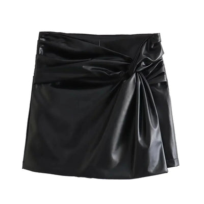 Zorena | Elegante Wickel-Skort mit Reißverschluss