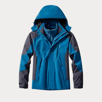 Zweifarbige Jacke für Herren