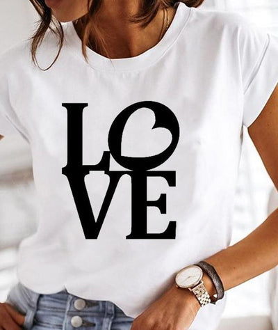 Adralyn | Lockeres Weißes T-Shirt