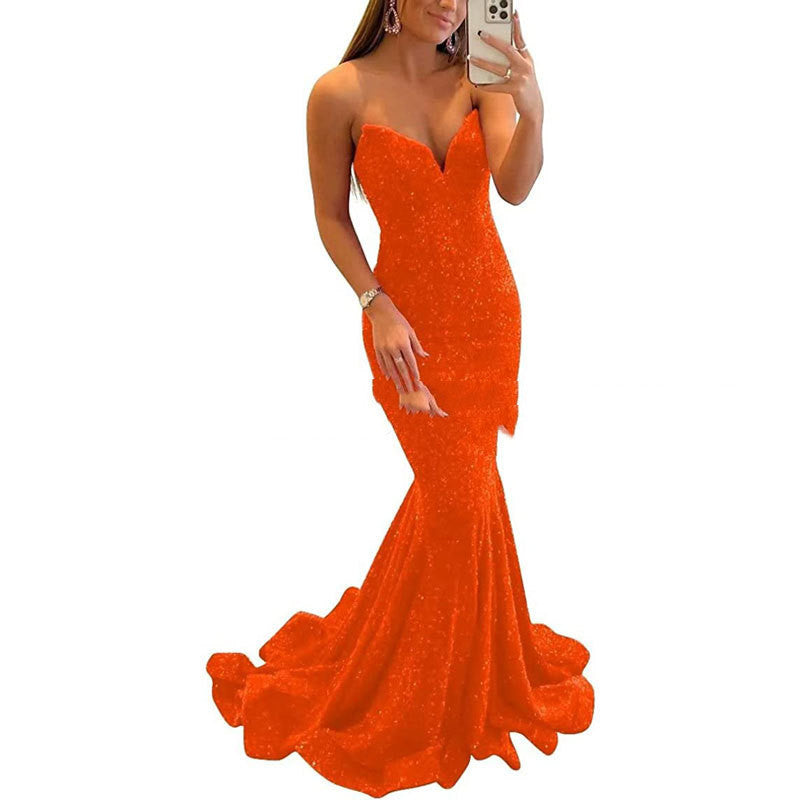 Adele – Funkelndes Abendkleid für Frauen mit sexy langen Promi-Partykleidern