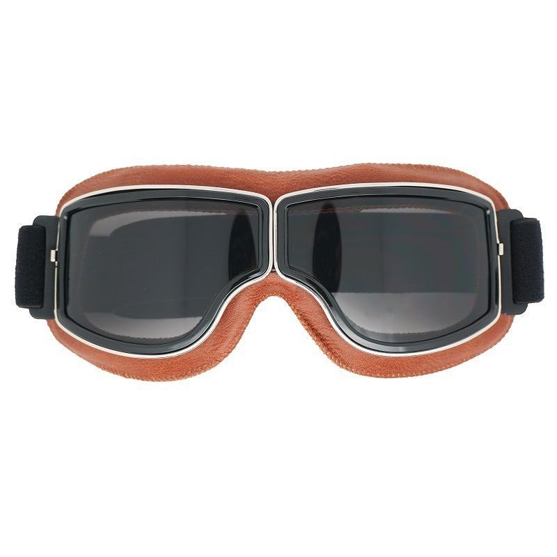 Aidan – Retro Trendy Motorradhelm-Goggles