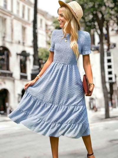 Elda - Langes Freizeitkleid für Frauen in verschiedenen Farben