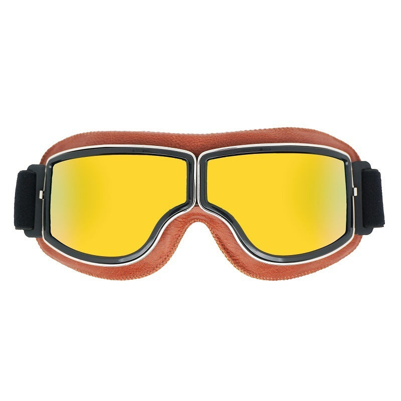 Aidan – Retro Trendy Motorradhelm-Goggles