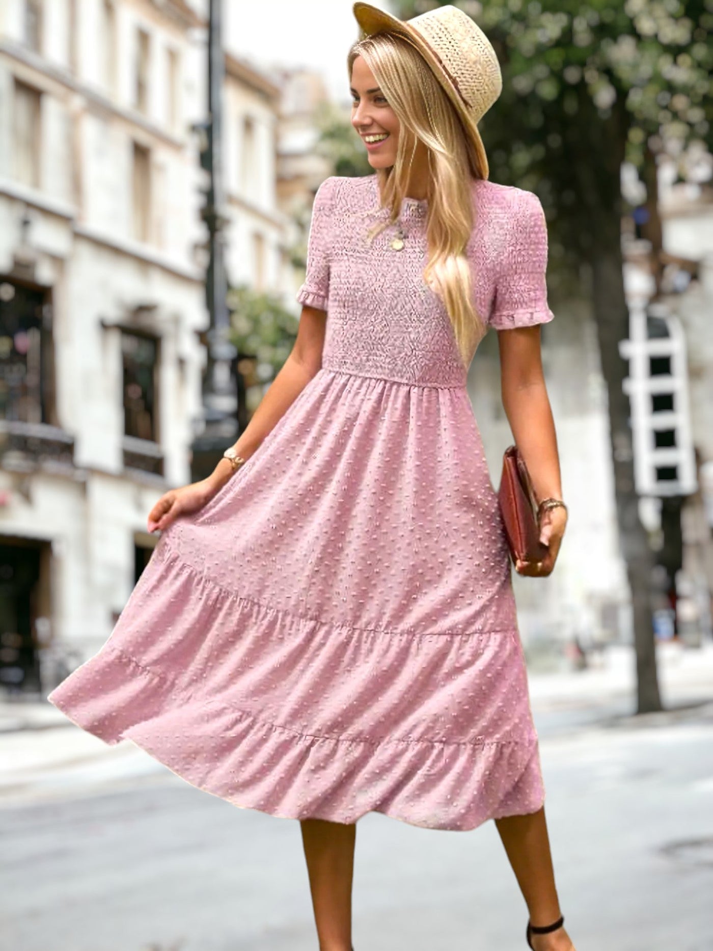 Elda - Langes Freizeitkleid für Frauen in verschiedenen Farben