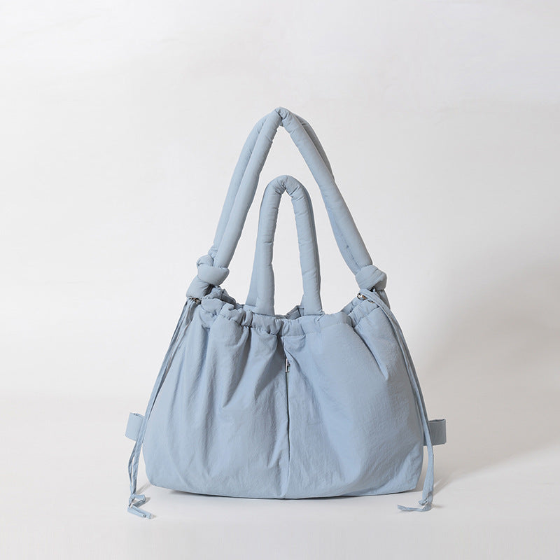 Leah – Leichte Schultertasche mit großem Fassungsvermögen aus Baumwolle