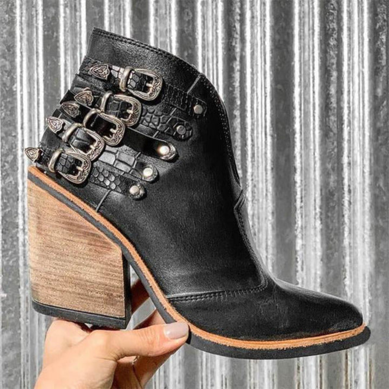 Alesandra | Damen Blockabsätze | Boots