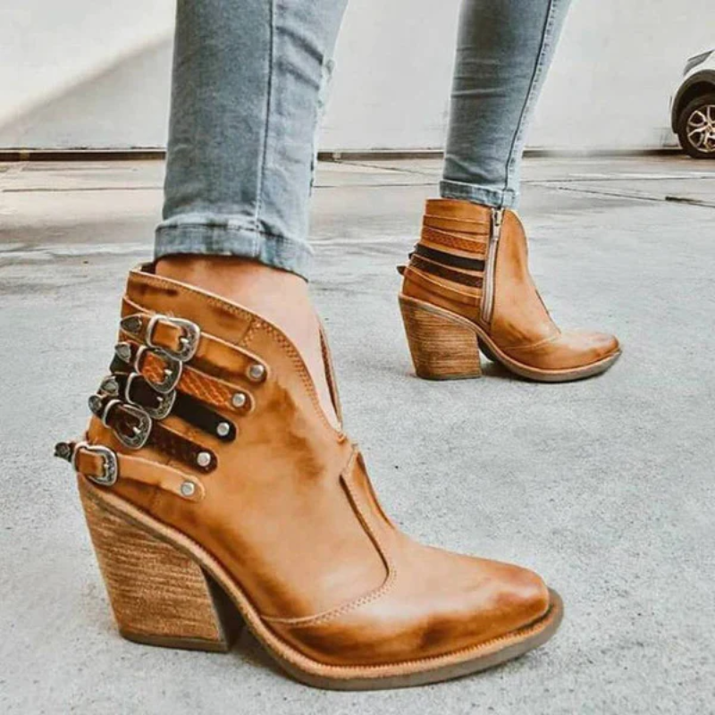 Alesandra | Damen Blockabsätze | Boots