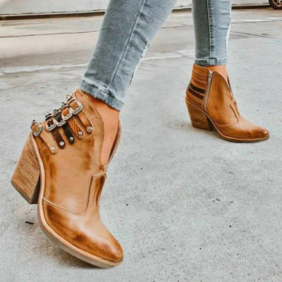 Alesandra | Damen Blockabsätze | Boots