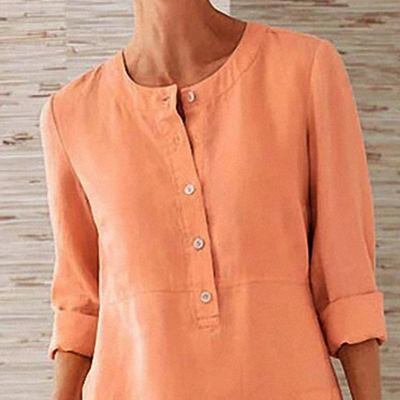 Adella | Langarm Shirtkleid | Mini