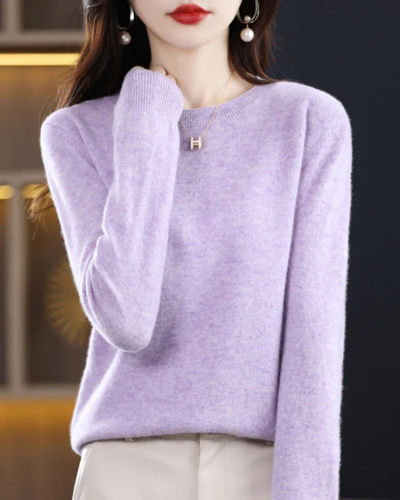 Jordyn | Damen Pullover Stricken | Schwarzer