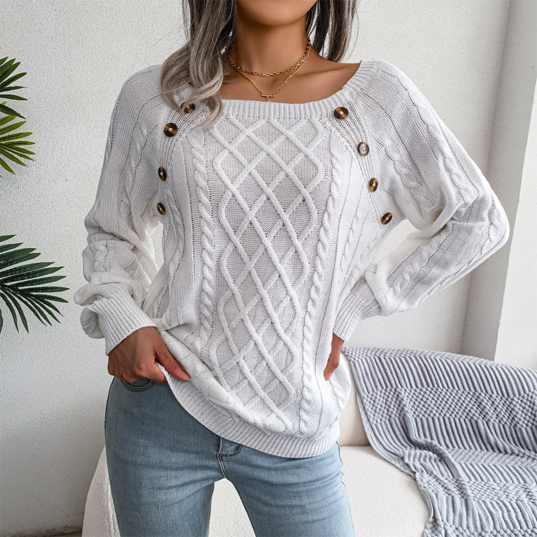 Jollie | Damen Pullover Stricken | Schwarzer