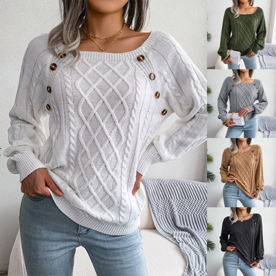 Jollie | Damen Pullover Stricken | Schwarzer