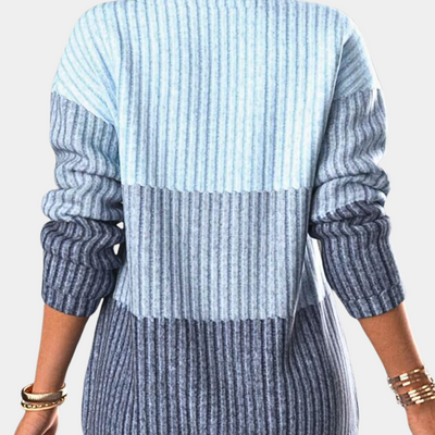 Audree | Damen Reißverschluss Pullover | Ausgefallene